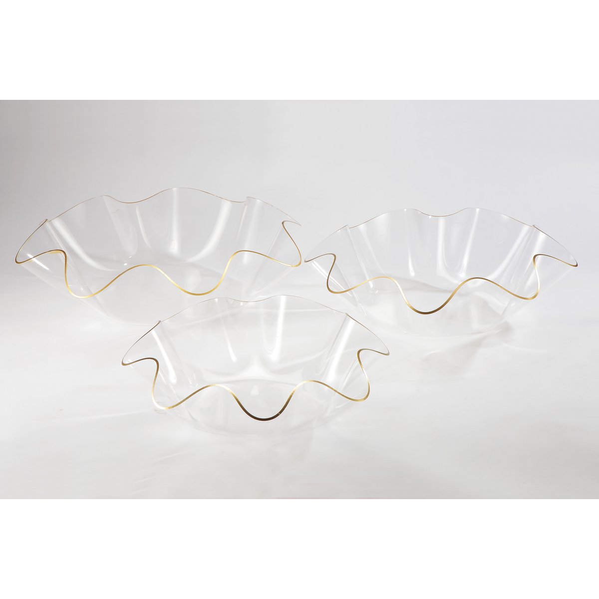 Acrylic fruit cut 40 cm Dore edge