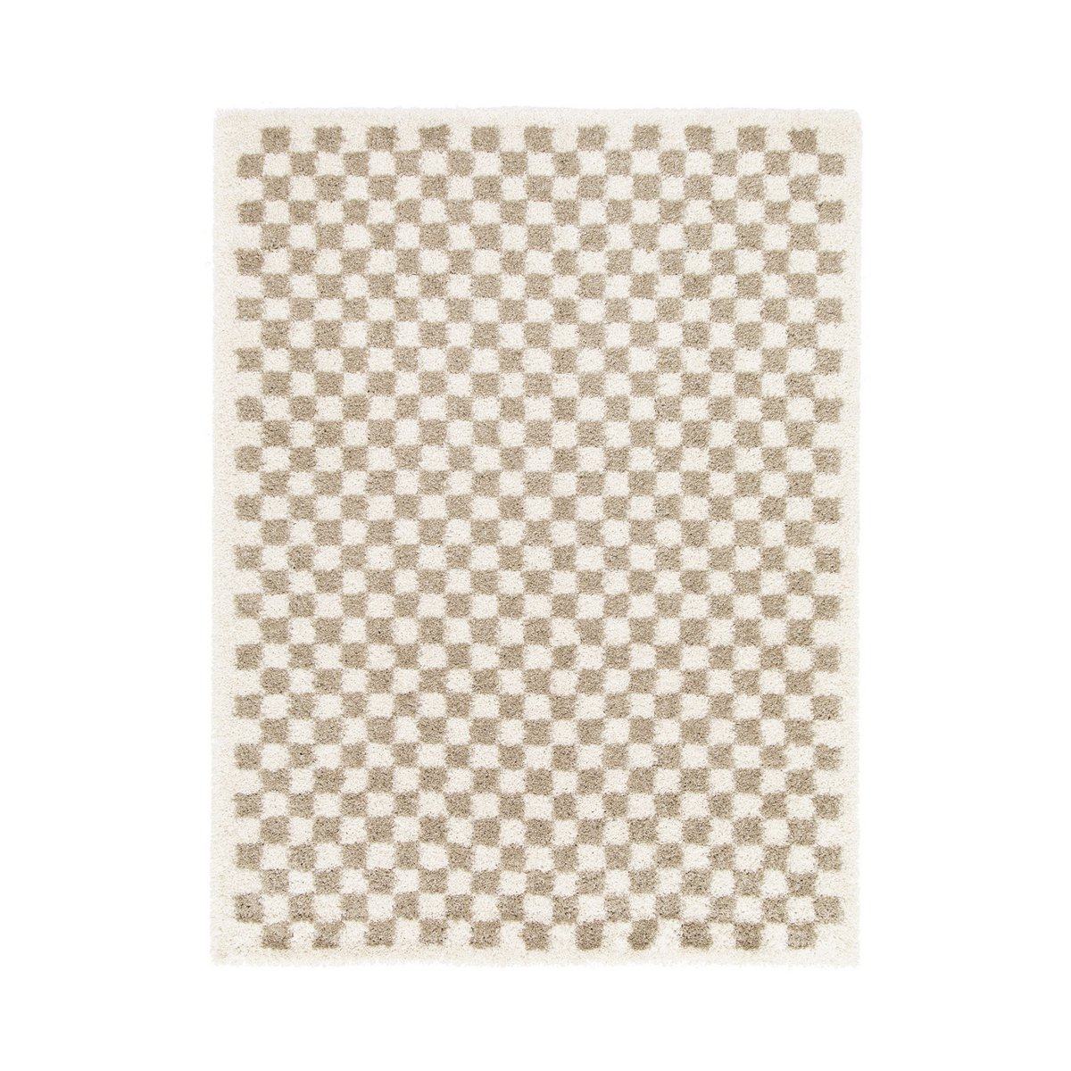 CHECKERS Soft and Comfortable High Pile Rug