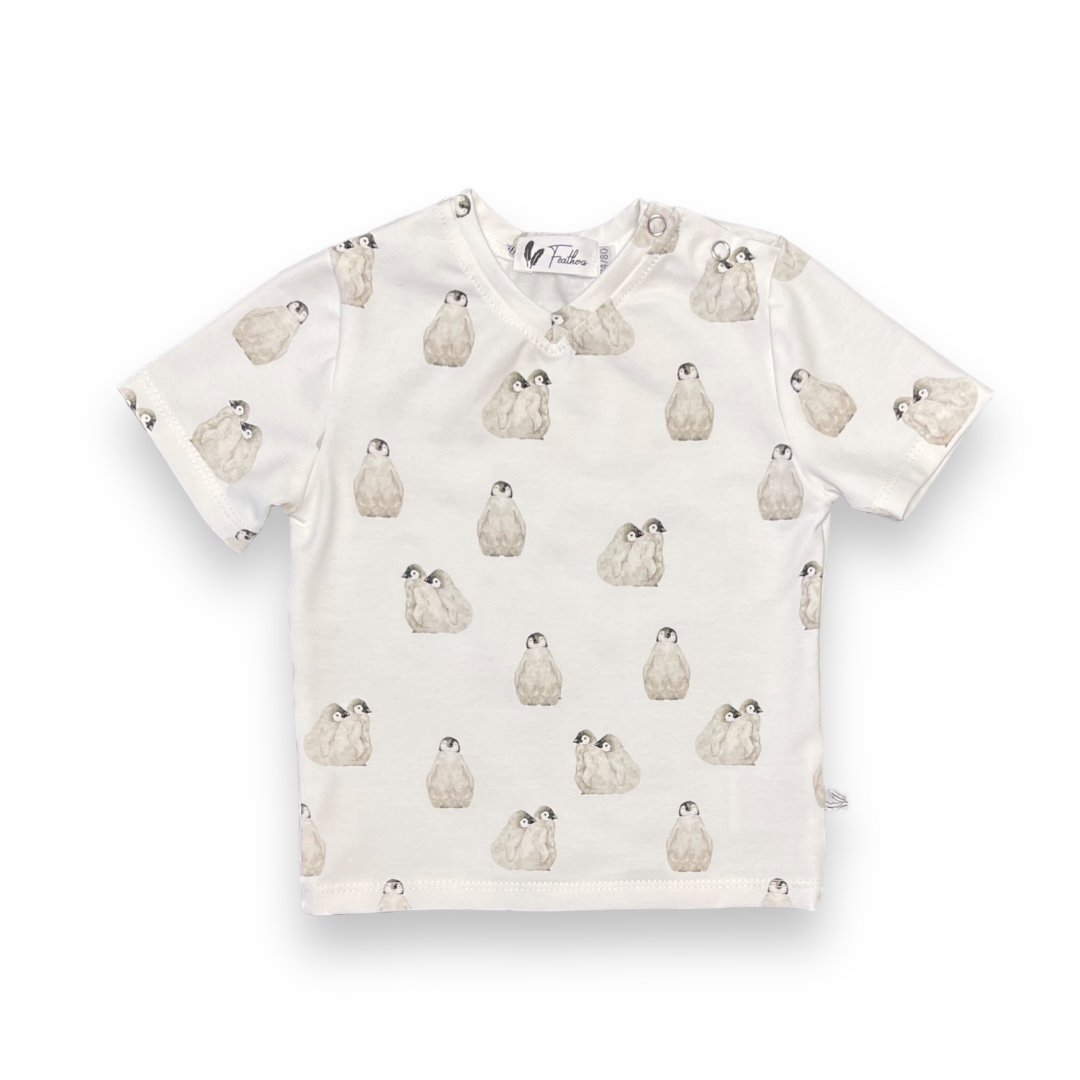 V-neck penguin shirt