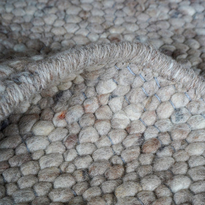 Rug Stone Donker Beige 417 - pebble -shaped 160 x 230 cm