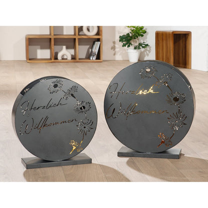 2 pcs. Lantern round Learn to Live Dreams