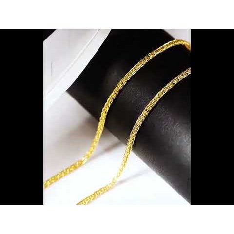 Unisex Foxtail Chain - 2.5mm Width