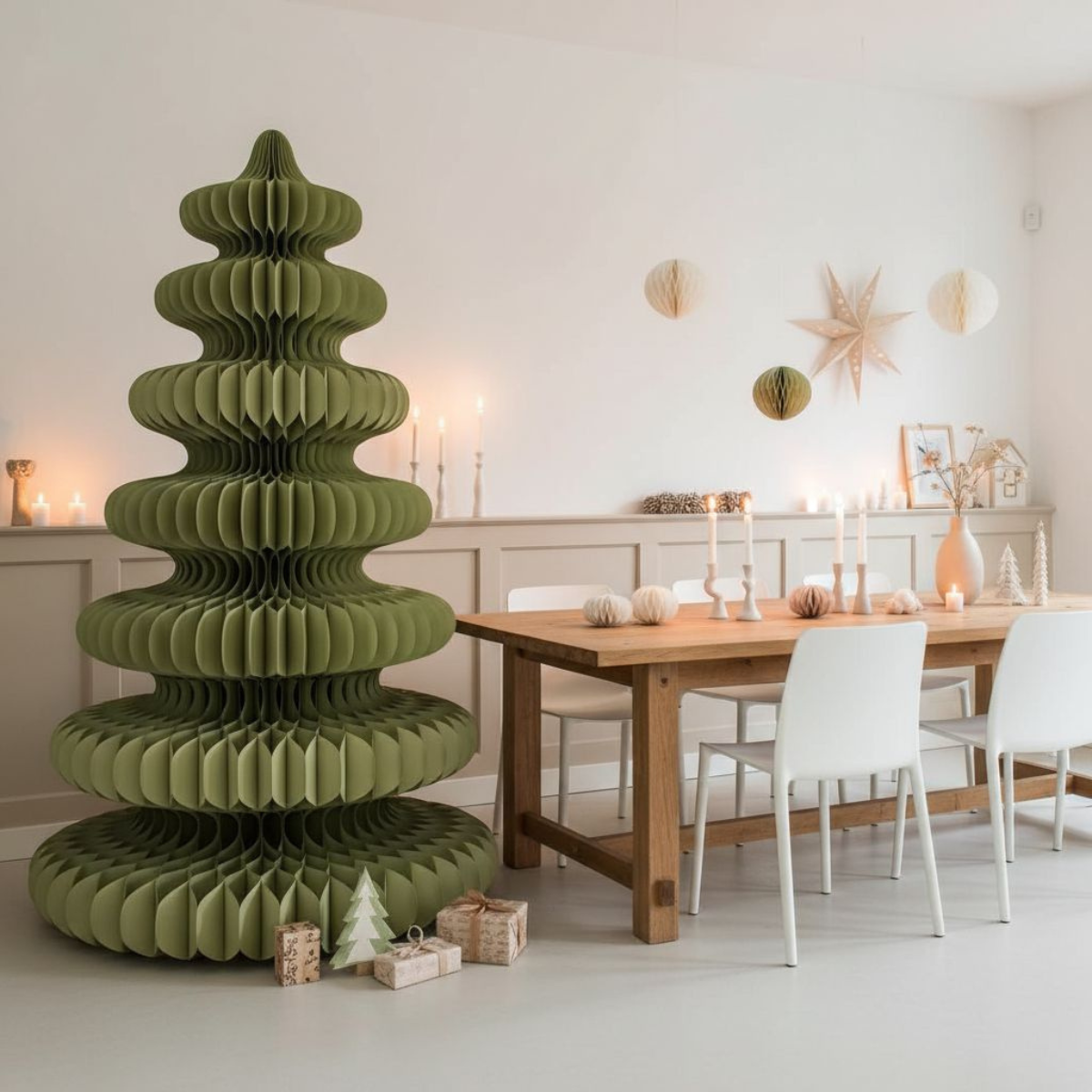 Decorative Christmas tree Green