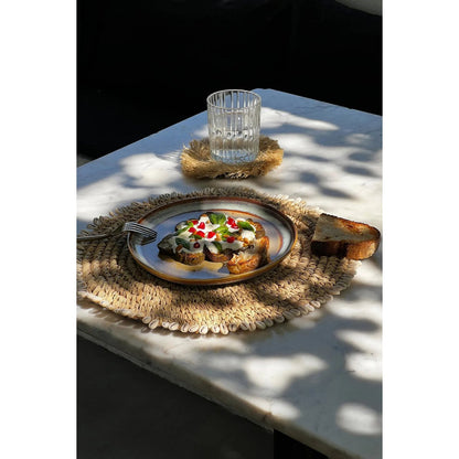 The Raffia Shell Placemat - Natural