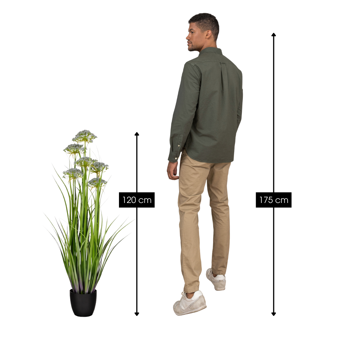 Artificial Plant Ornamental Grass Purple