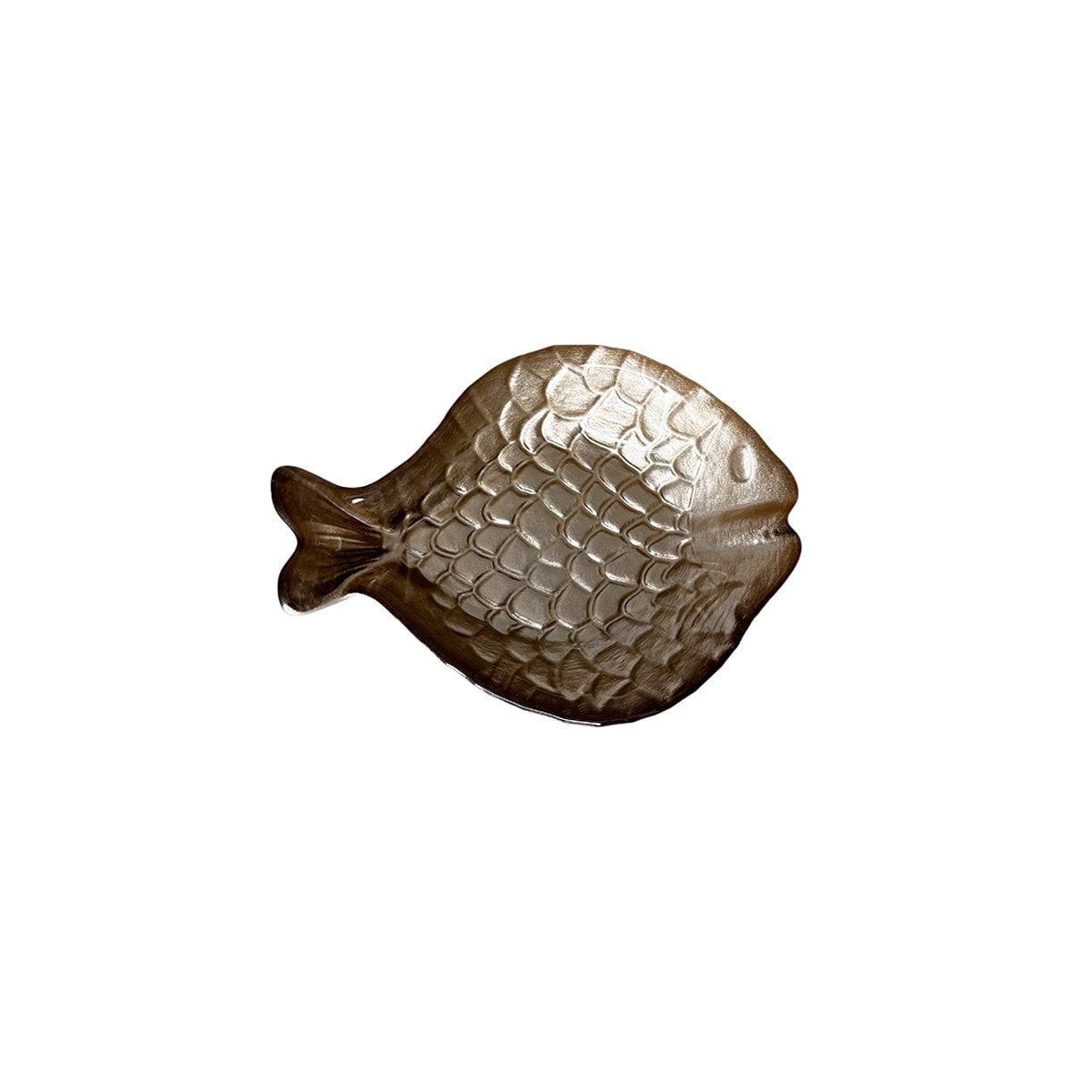 Golden fish dish 16x11.5x3cm