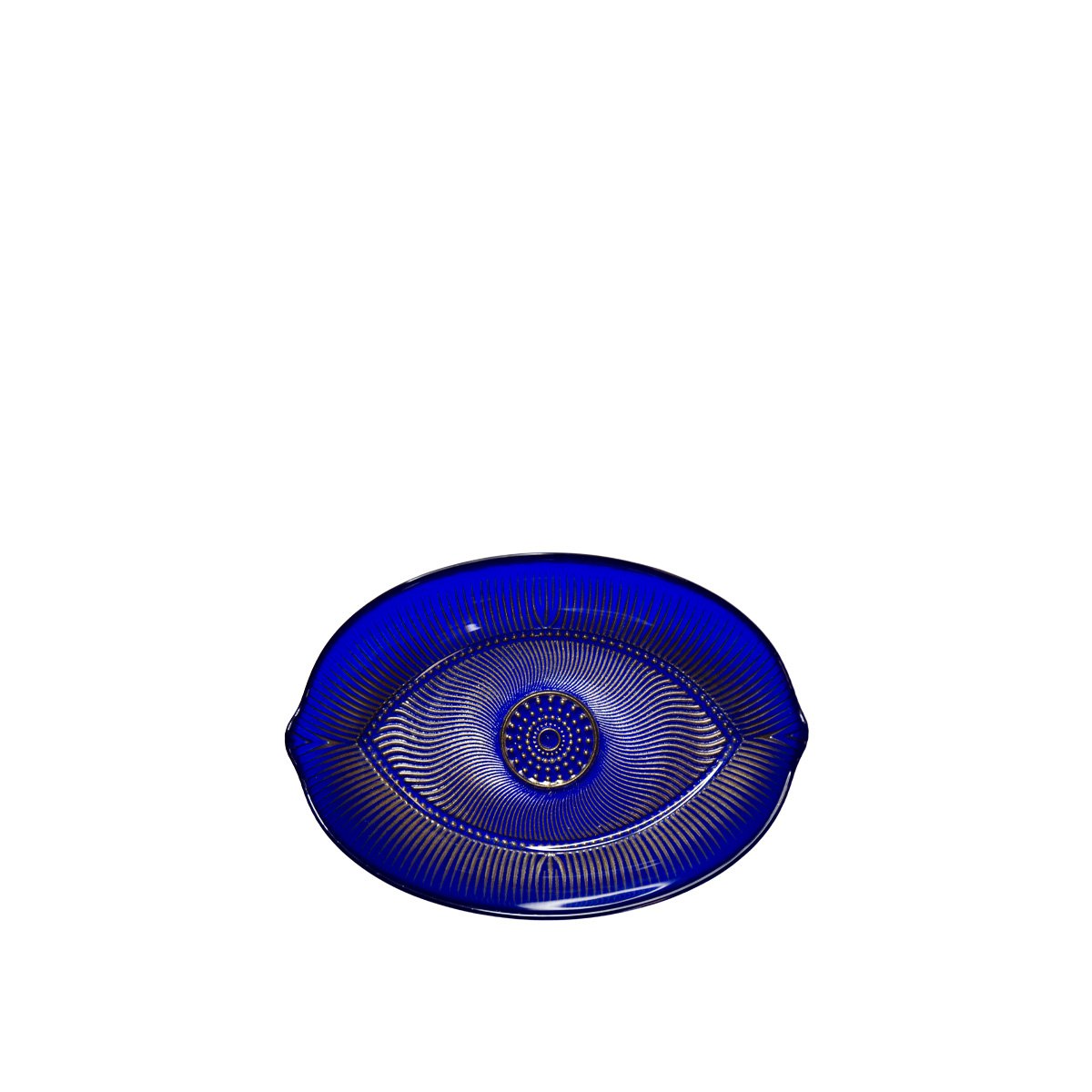 Blue eye oval cup 15x21x4.5cm