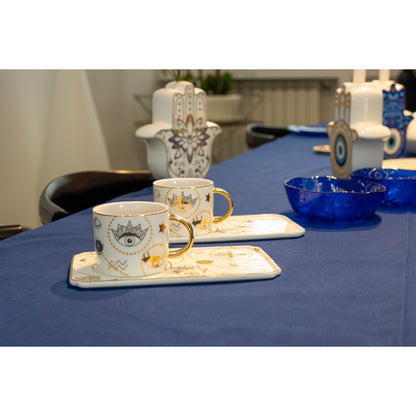 Gourmet coffee duo golden eye