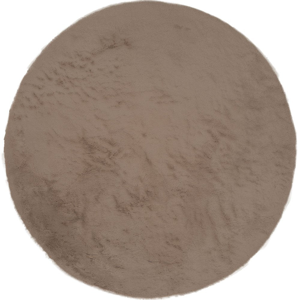 Velluto Choco rug – Round ø200 cm