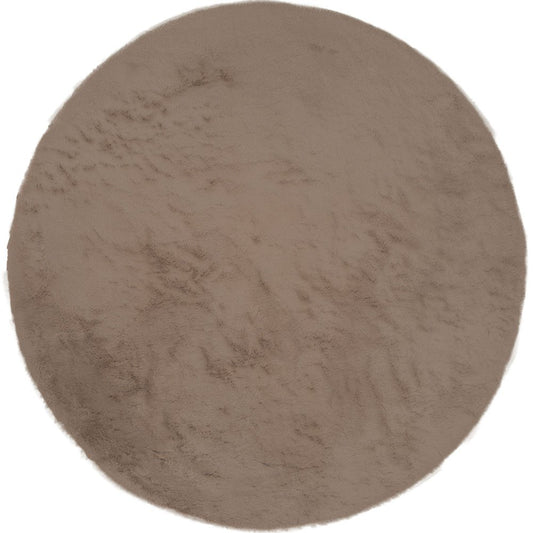 Velluto Choco rug – Round ø200 cm