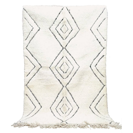 Pure wool Moroccan Berber rug 150 x 250 cm