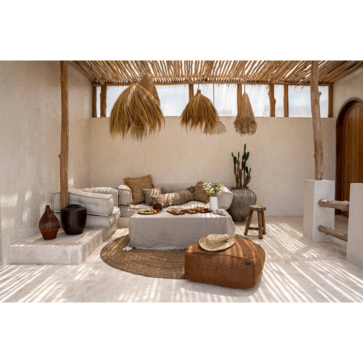 The Rayung Hut Pendant - Natural - L