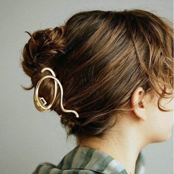 Music Cord Large Claw Metal Hair Clips