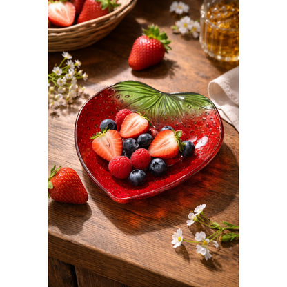 Strawberry dish 16x15x2.5cm