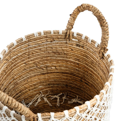 The Crossed Stitched Macrame Basket - M