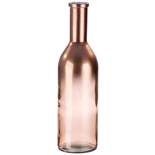 Glass vase "Douro" copper metallic