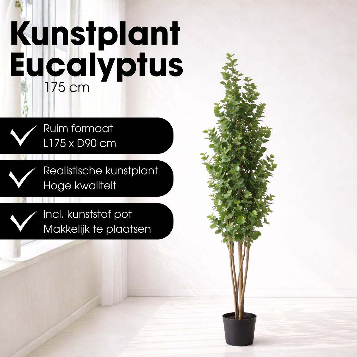 Artificial plant Eucalyptus tree Green