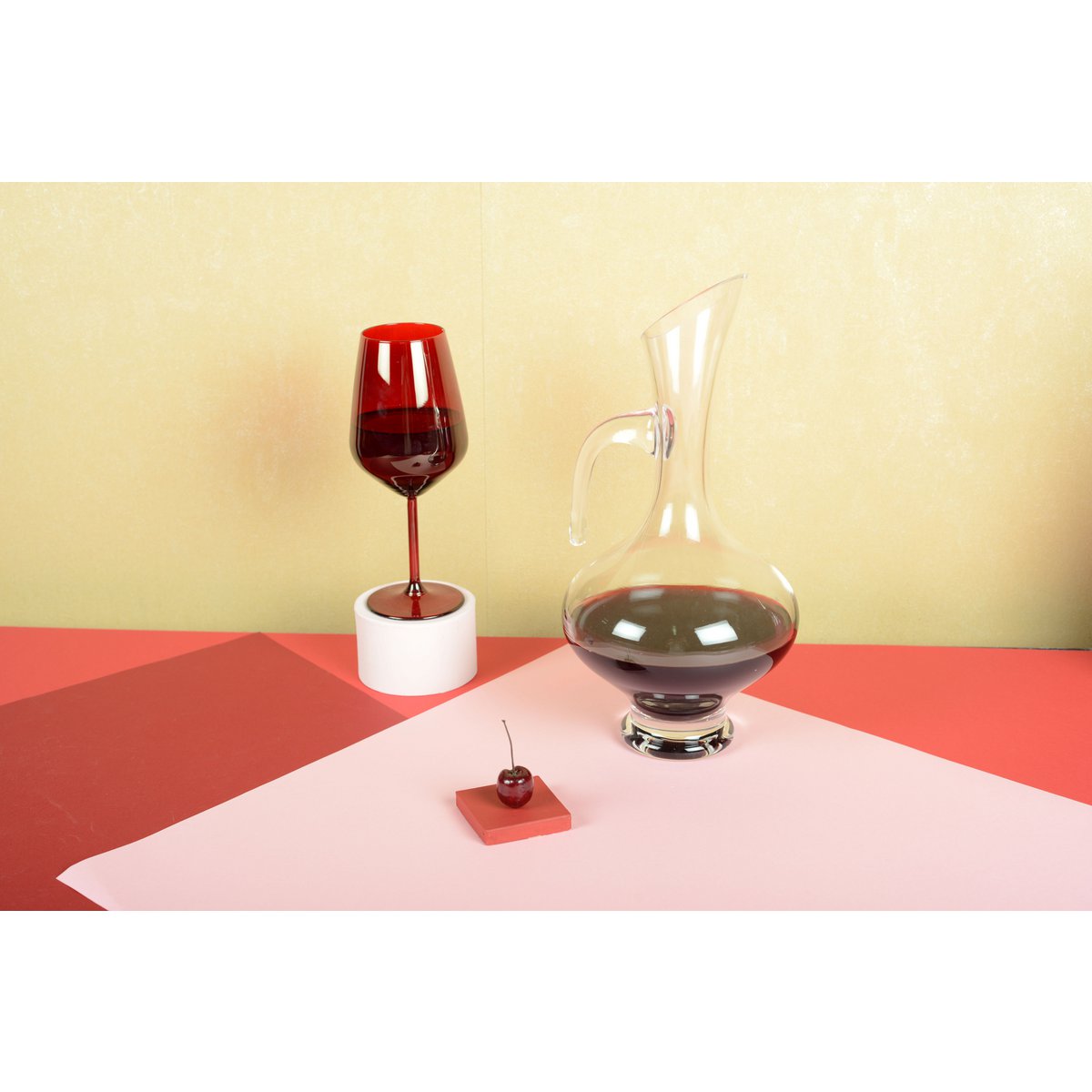 18x36cm glass wine carafe