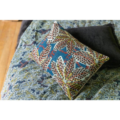 Ariane Petroleum embroidered cushion 30 x 50