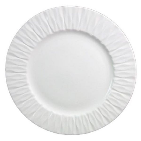 Lilia 20.4x20.4x2.1cm white dessert plate