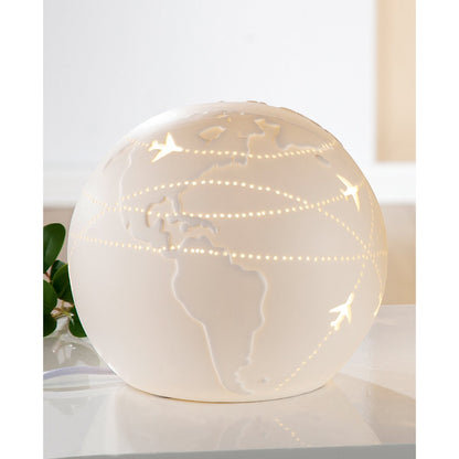 Porcelain lamp ball "Globetrotter"