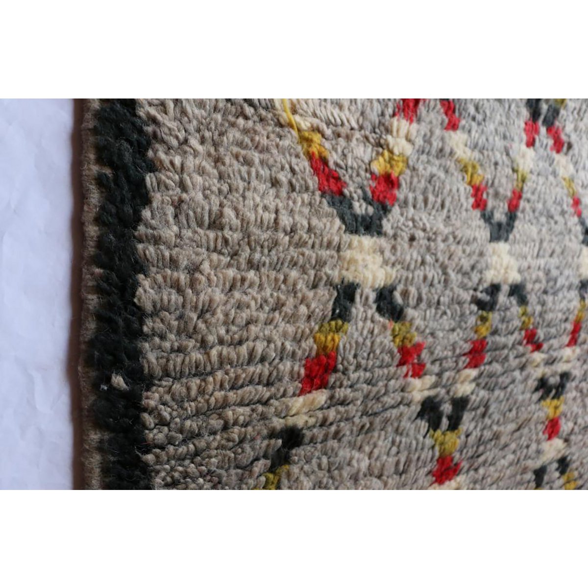 Pure Berber wool hallway rug 81 x 592 cm