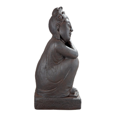 Fibergl Buddha on base "Calma"