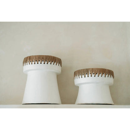 The Pretty Candle Holder - White Natural - M