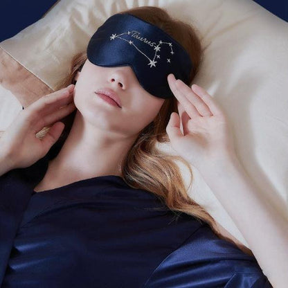 Zodiac Signs 100% Silk Sleeping Mask-Oversize