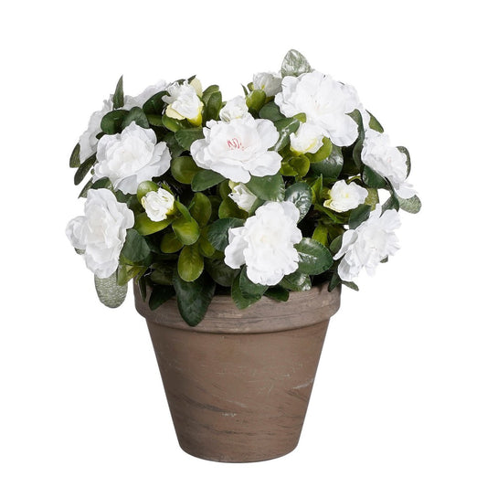 Artificial plant Azalea White