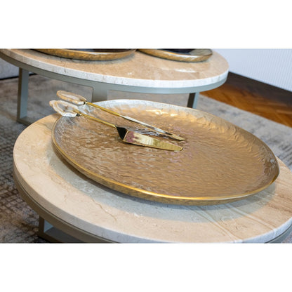 Round sand decorative cut 48x48x4.5cm