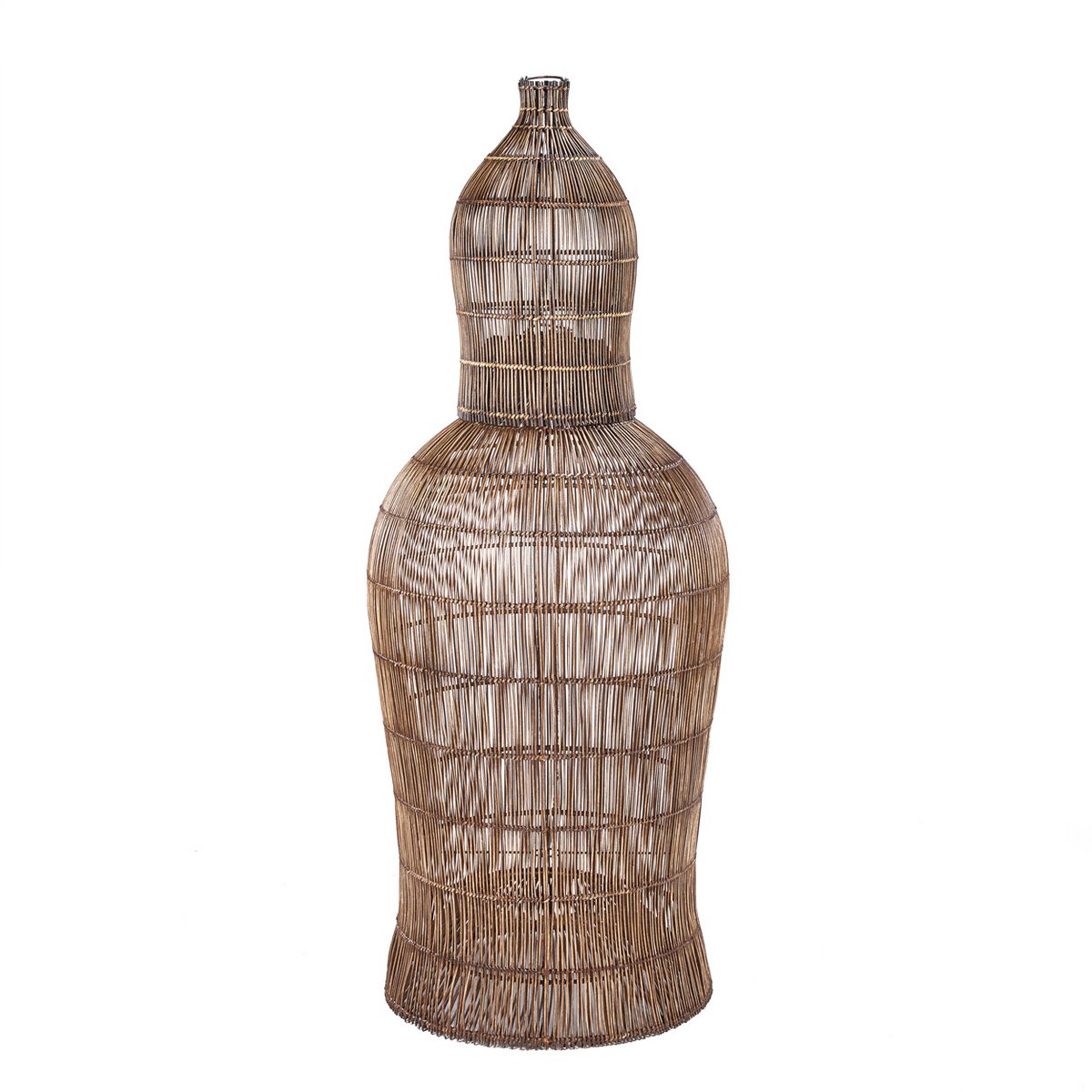 The Woven Bell Pendant - Dark Walnut - XL