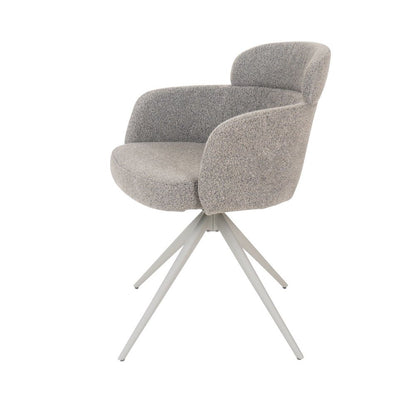 Dining room chair Chase - Bouclé - Brown