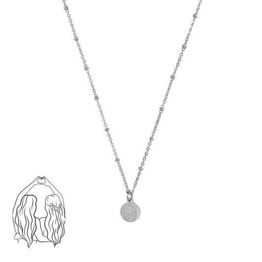 Best Friends Necklace - Silver