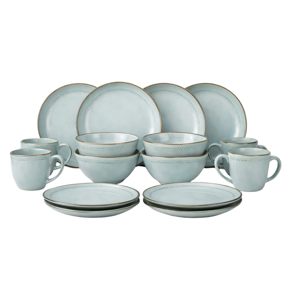 Crockery set Racco Gray