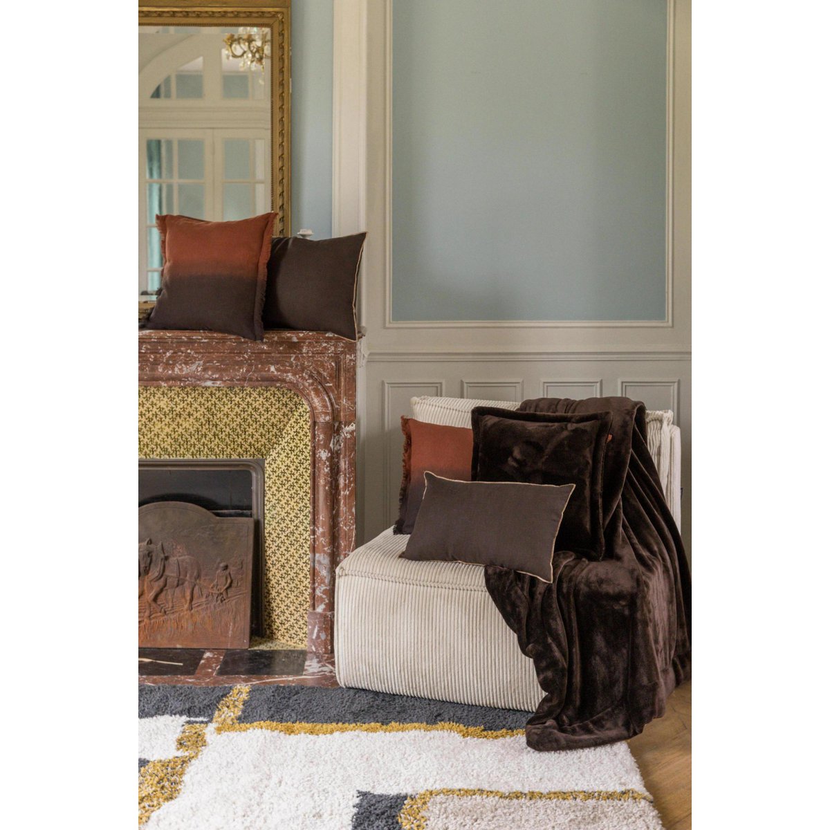 Tender Ebony Cushion 50 x 50