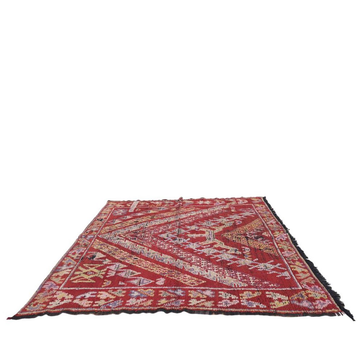 Moroccan Berber rug in vintage wool 175 x 180 cm