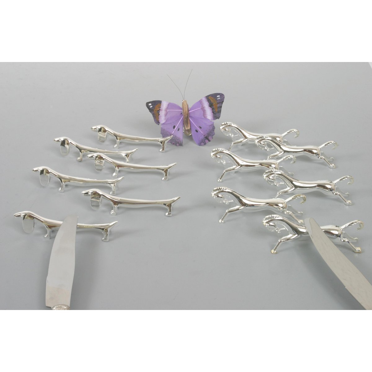 Horse knife door - Lot of 6