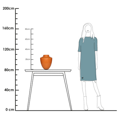 Vase - Tugela dark orange