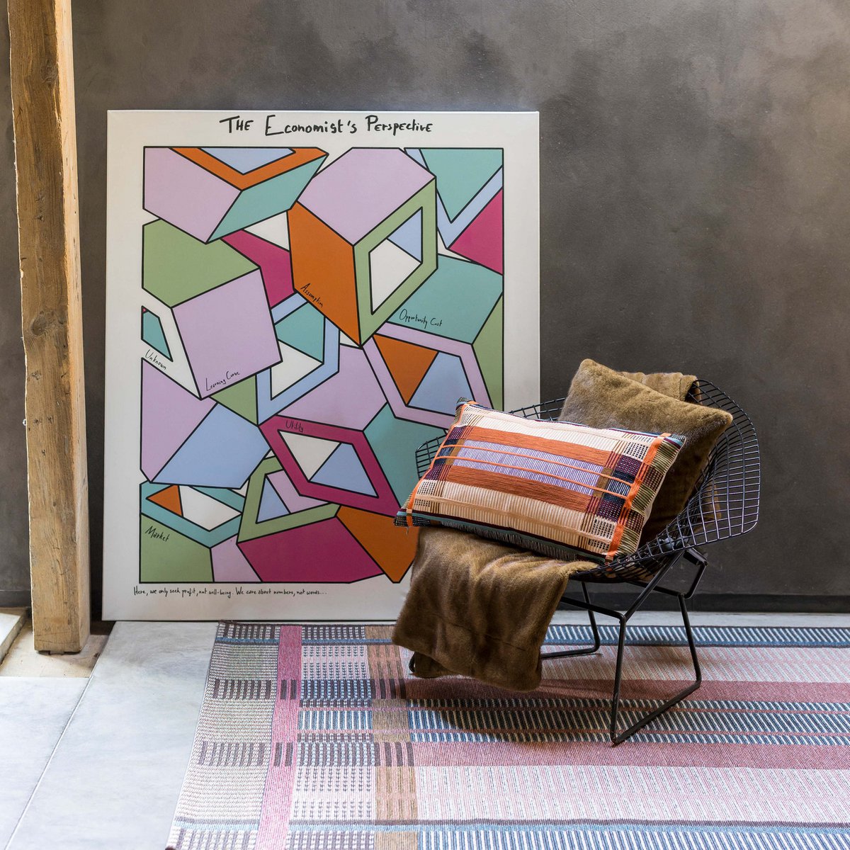 Liwen Café cushion 45 x 45