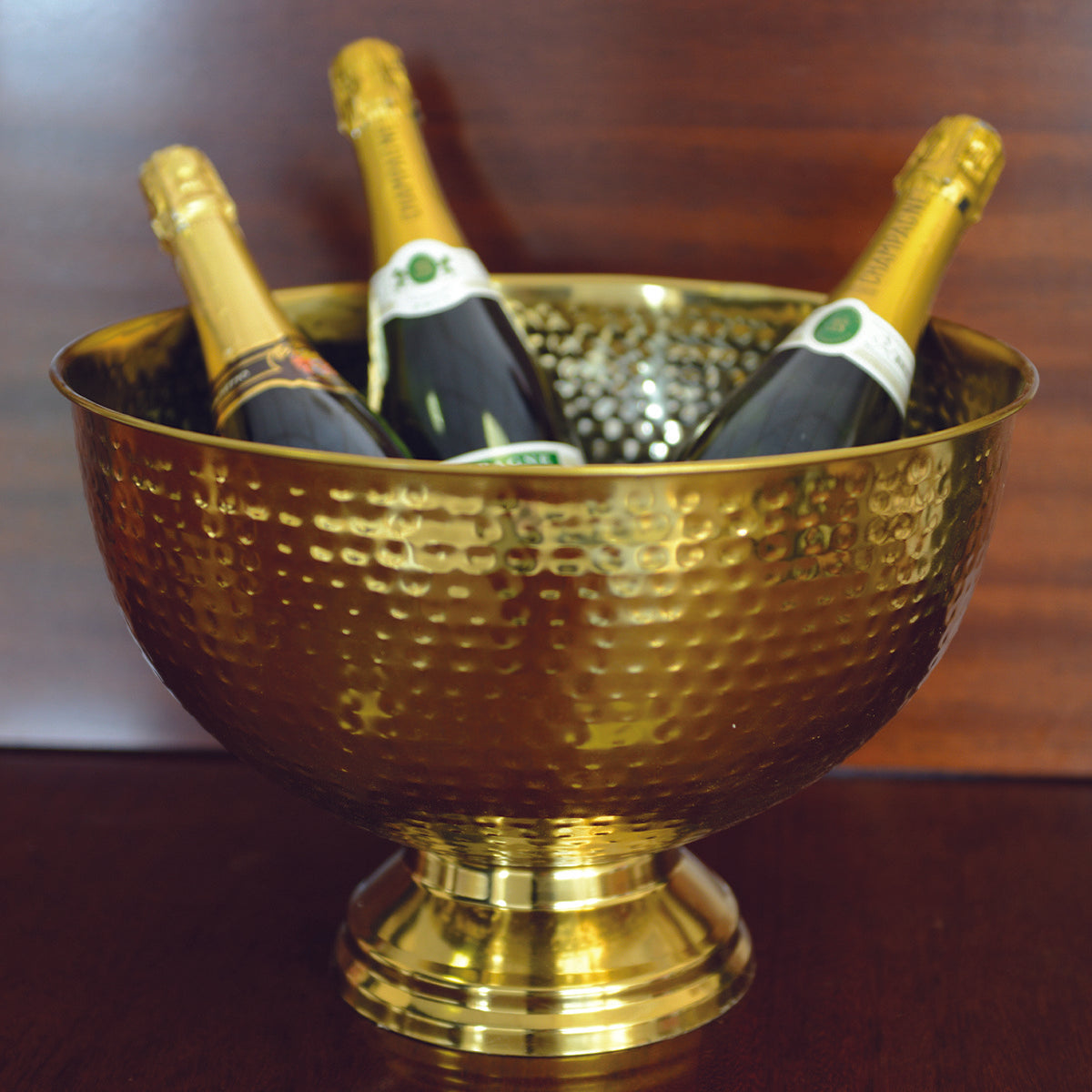 LARGE CHAMPAGNE CUP MAGNUM DOREE MARTELEE