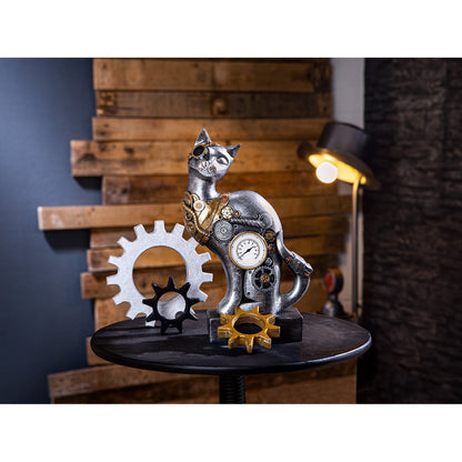 Poly Sculpture "Steampunk Cat"