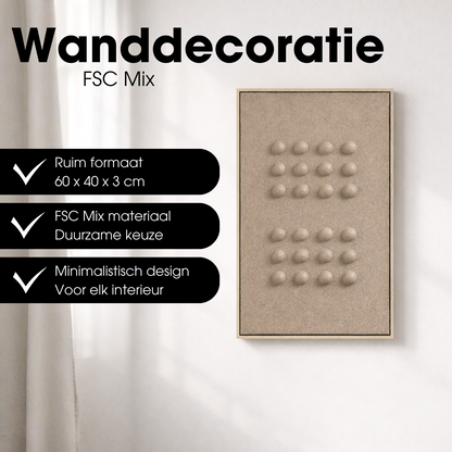 Wall decoration Dark brown
