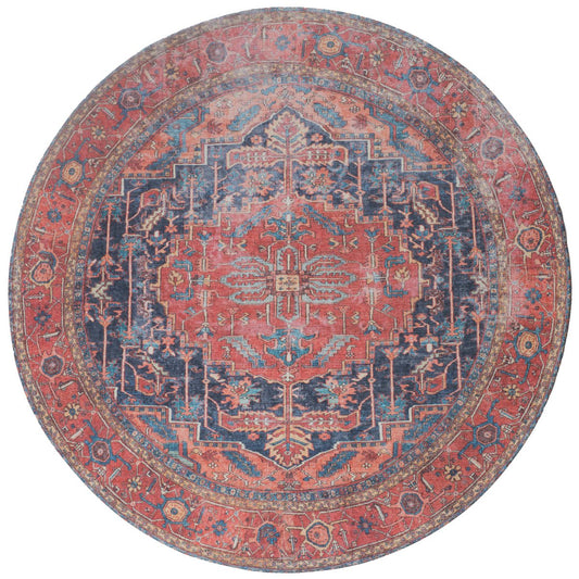Rug Heris Red 01 Round ø200 cm