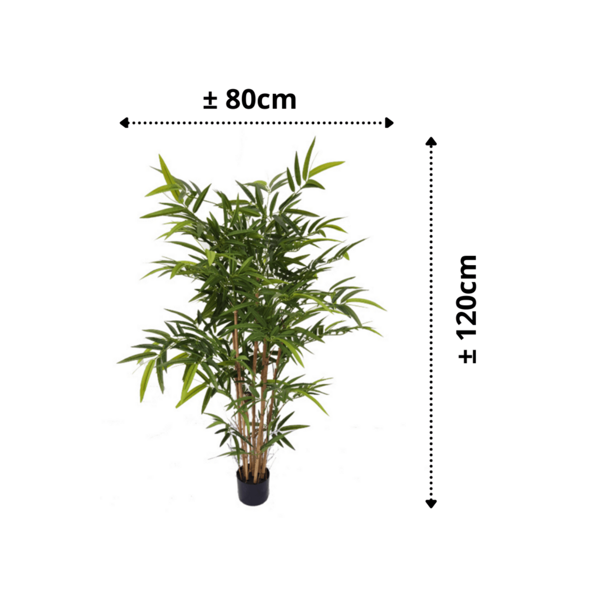 Artificial bamboo plant W 120 cm