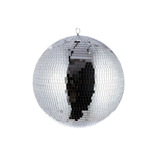 Hanging ball disco, silver colored H.52 cm