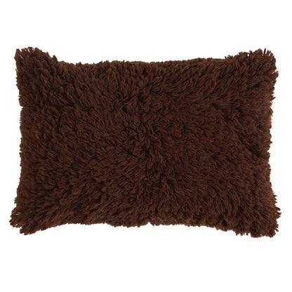 Cushion Shaggy Brown - 40 x 60 cm