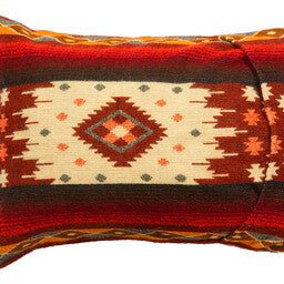 Pillow 40x60cm - Native Quilotoa Red - including duck feather innner cushion