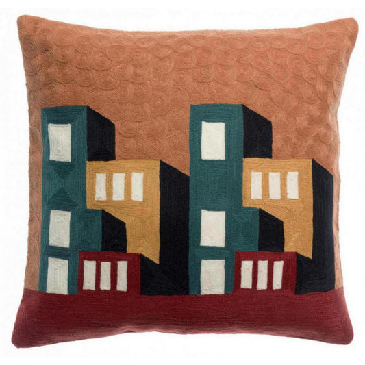 Suri Multico embroidered cushion 45 x 45