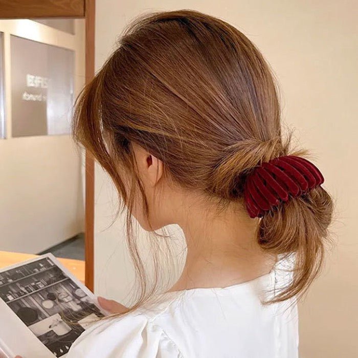 Geometric Bird Nest Elastic Hair Bubbles